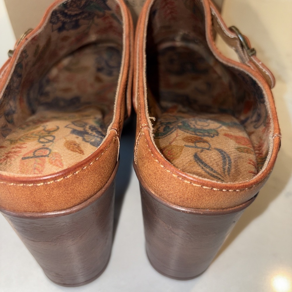 NEW BOC Women's Adel Clog, Style# BC0040016, Size 10, Color Tan Platform Heel - Picture 3 of 8